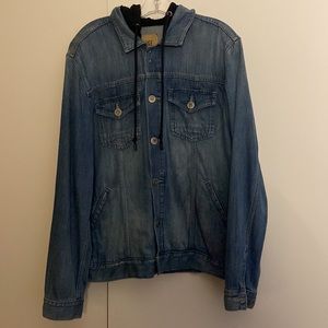 Paige Scout Hooded Jean Jacket sz. L